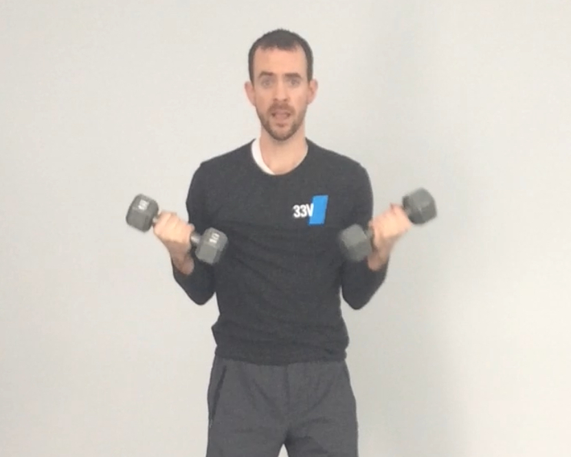 Four Exercise Circuit with Vertical (Depth) Changes